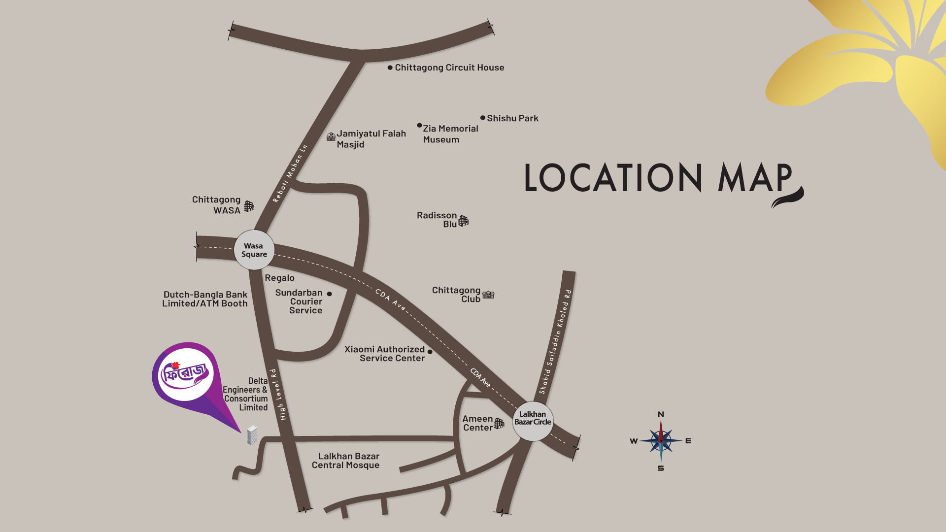 CPDL Firoza Location Map