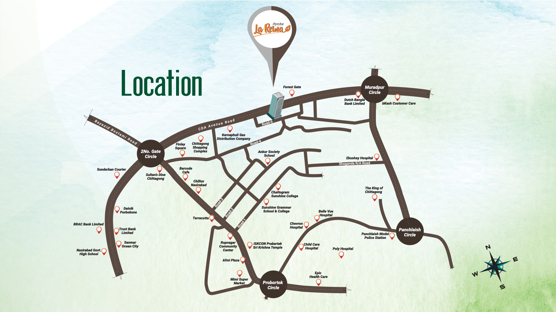 CPDL Ayesha La Reina Location Map