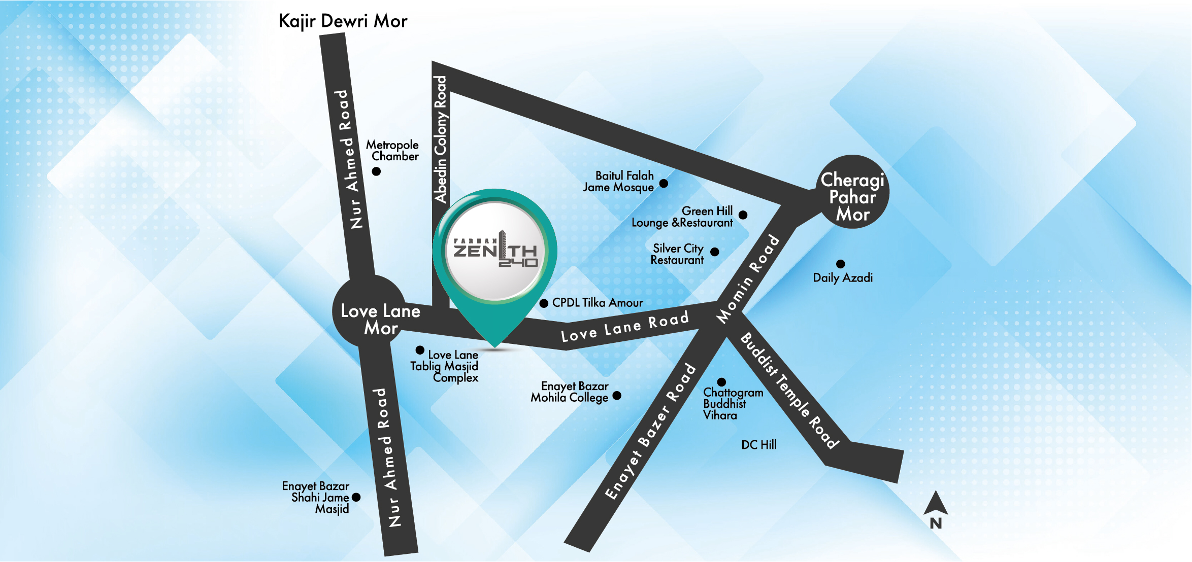Farhan Zenith 240 location map
